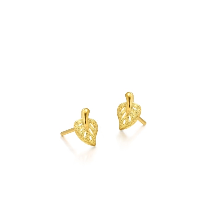 Solid Gold Earring | Chow Sang Sang Jewellery | Essence | 68725E - 4