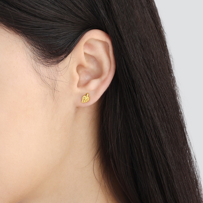 Solid Gold Earring | Chow Sang Sang Jewellery | Essence | 68725E - 2