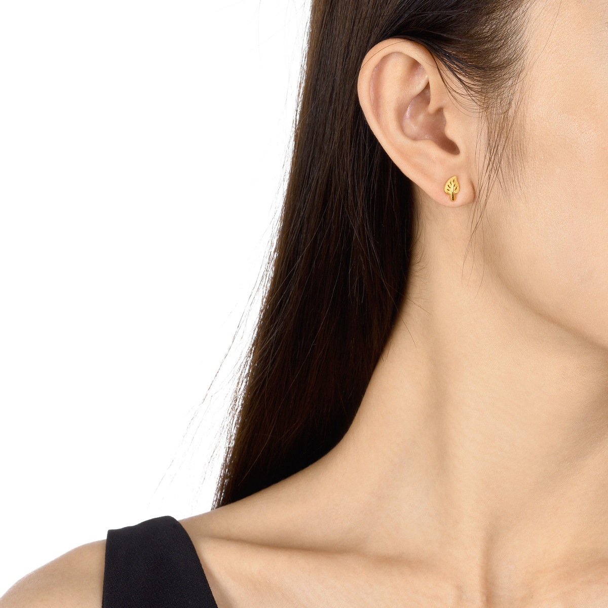 999.9 Gold Leaf Earrings | Chow Sang Sang Jewellery eShop
