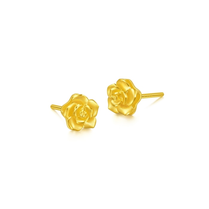 Solid Gold Earring | Chow Sang Sang Jewellery | Essence | 68730E - 4