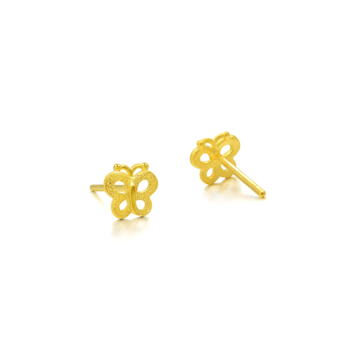 999.9 Gold Earrings | 68736E(~0.029 tael) | Chow Sang Sang