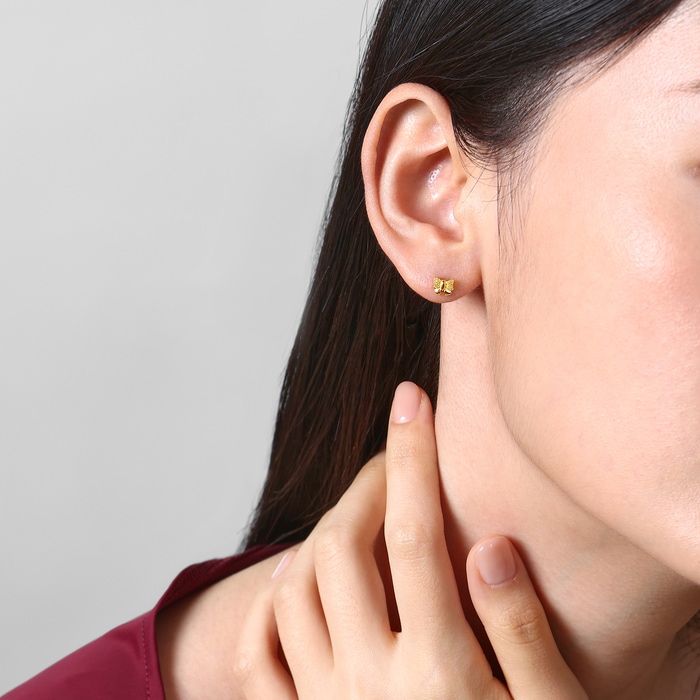 Solid Gold Earring | Chow Sang Sang Jewellery | Essence | 68739E - 3