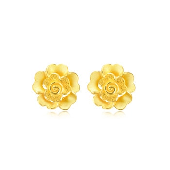 999.9 Gold Earrings