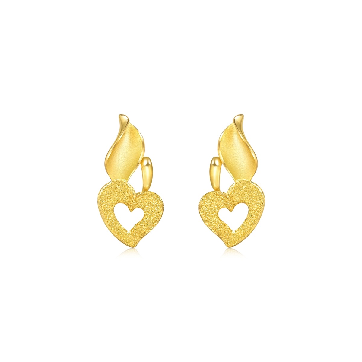 999.9 Gold Earrings | 69812E(~0.095 tael) | Chow Sang Sang
