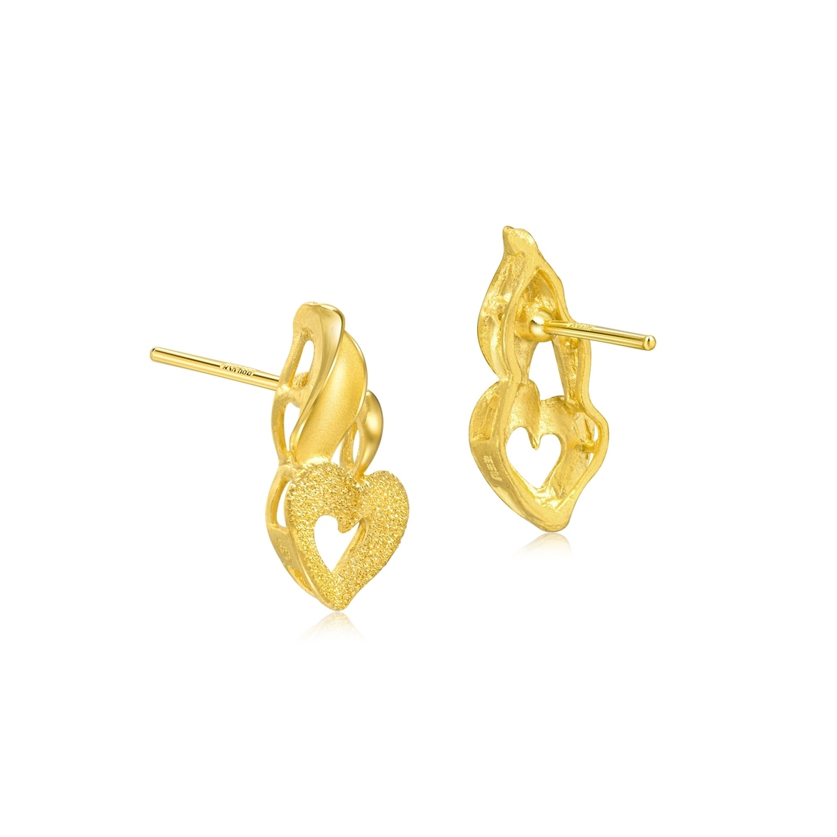 999.9 Gold Earrings | 69812E(~0.095 tael) | Chow Sang Sang