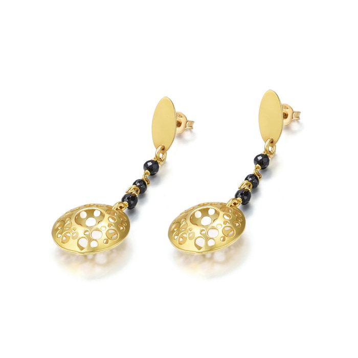 18K Yellow Gold Earring | Chow Sang Sang Jewellery | 72578E - 3