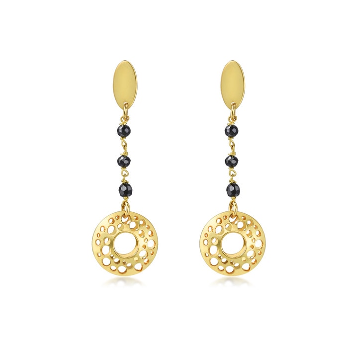 18K Yellow Gold Earring | Chow Sang Sang Jewellery | 72578E - 1