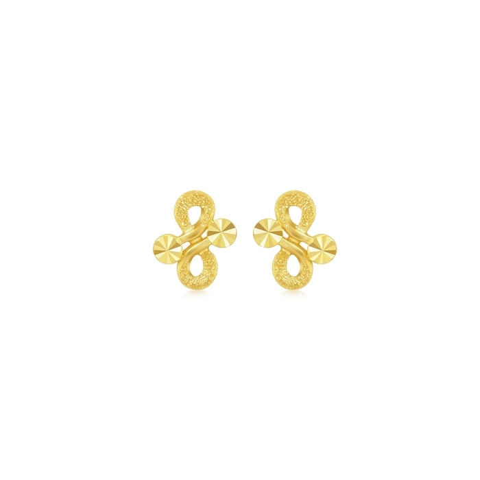 999.9 Gold Earrings | 76860E(~0.062 tael) | Chow Sang Sang