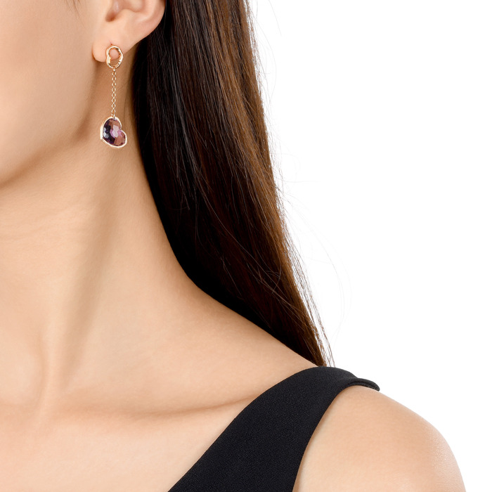 18K Red & Yellow Gold Earring | Chow Sang Sang Jewellery | 78625E - 3