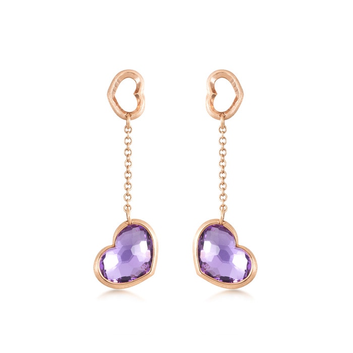 18K Red & Yellow Gold Earring | Chow Sang Sang Jewellery | 78625E - 1