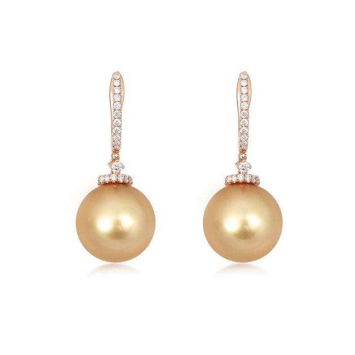 18K Rose Gold Earring | Chow Sang Sang Jewellery | La Pelle | 78671E - 1