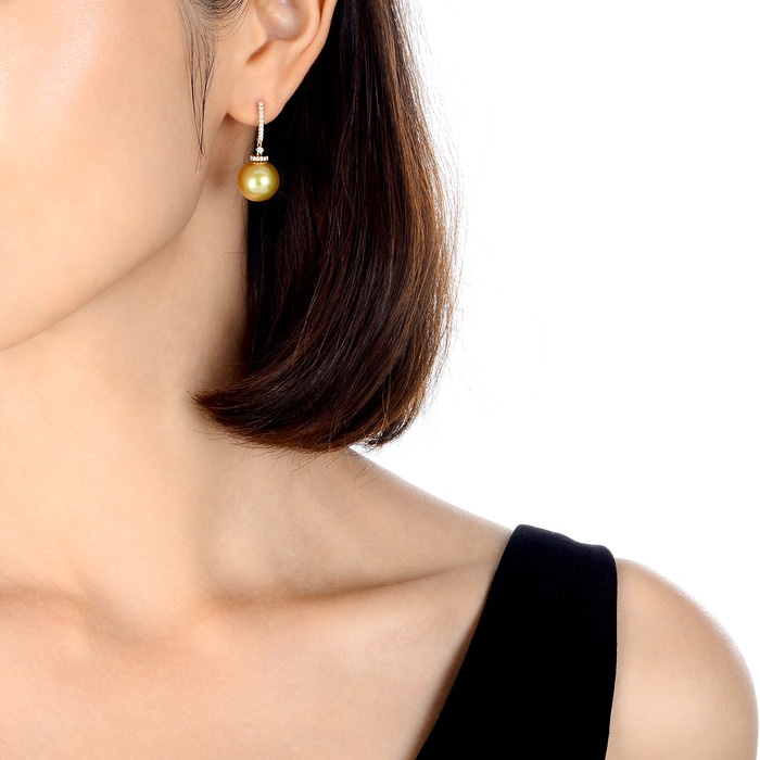18K Rose Gold Earring | Chow Sang Sang Jewellery | La Pelle | 78671E - 2