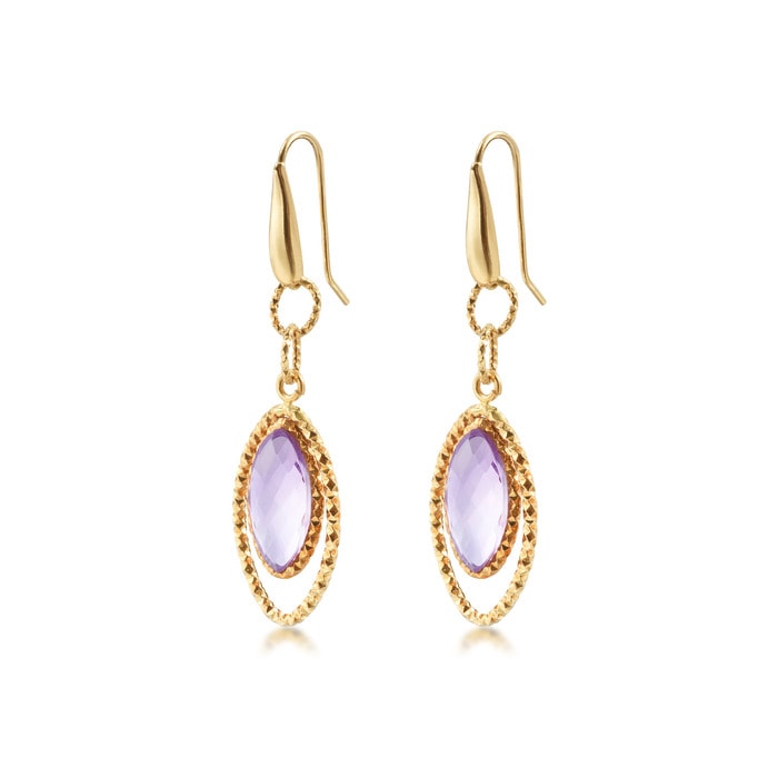 18K Yellow Gold Earring | Chow Sang Sang Jewellery | 80002E - 4