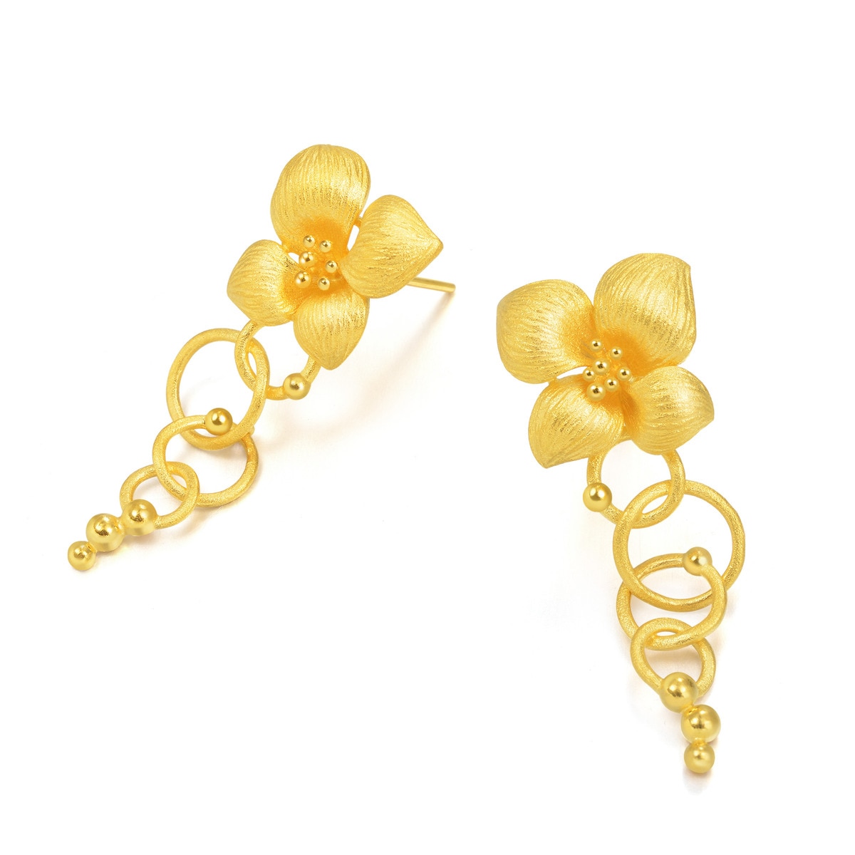 Chinese Wedding Collection 999.9 Gold Earring - 84306E | Chow Sang