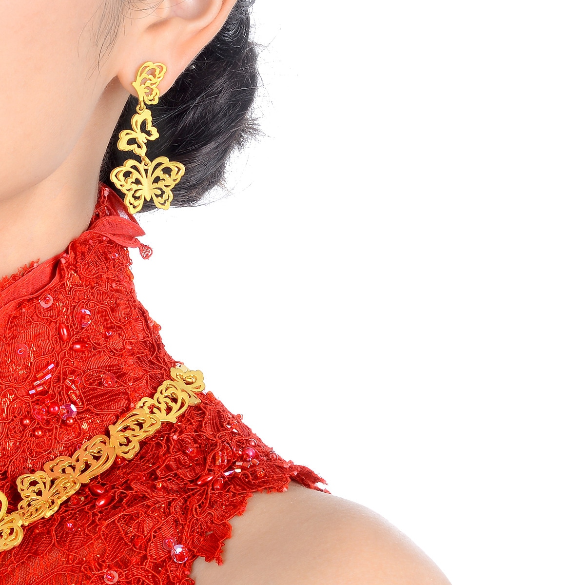 Chinese Wedding Collection Earring - 84400E | Chow Sang Sang Jewellery