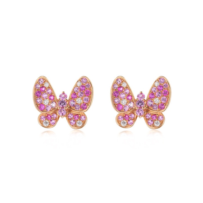18K Rose Gold Earring | Chow Sang Sang Jewellery | 84550E - 1