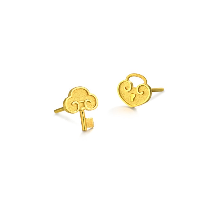 Solid Gold Earring | Chow Sang Sang Jewellery | Daily Luxe | 85925E - 4