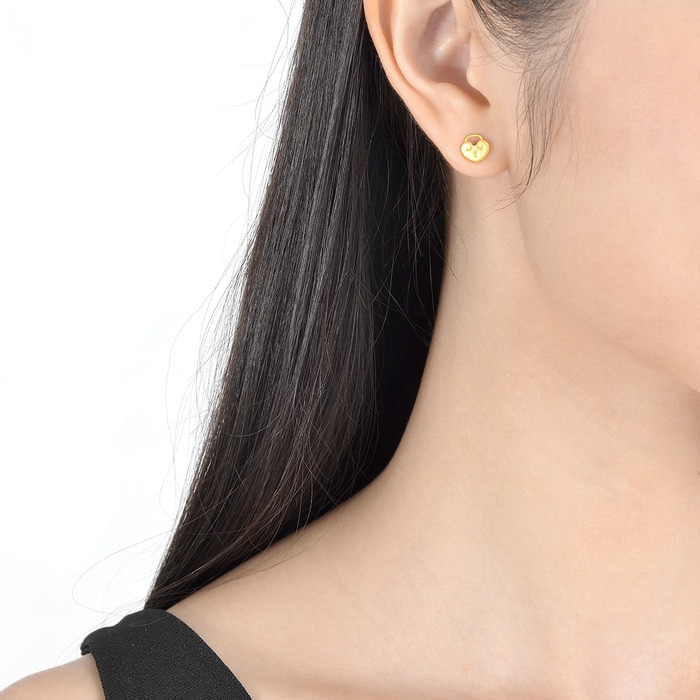 Solid Gold Earring | Chow Sang Sang Jewellery | Daily Luxe | 85925E - 2