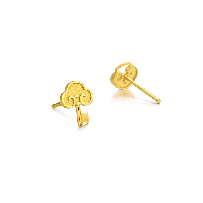 Solid Gold Earring | Chow Sang Sang Jewellery | Daily Luxe | 85925E - 5