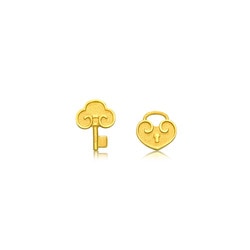 'Auspicious Collection' 999.9 Gold Earrings