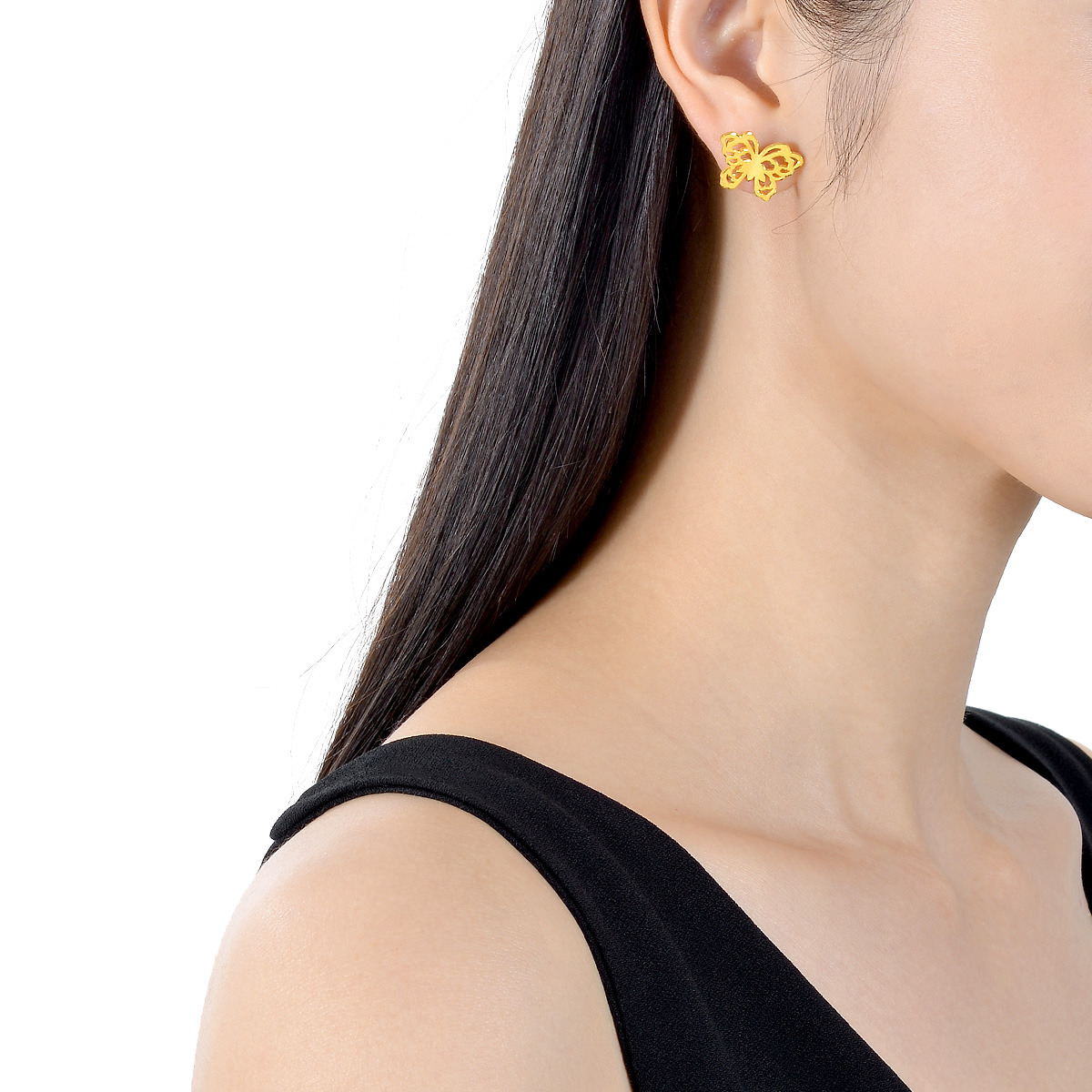 999.9 Gold Earrings | 86593E(~0.140 tael) | Chow Sang Sang