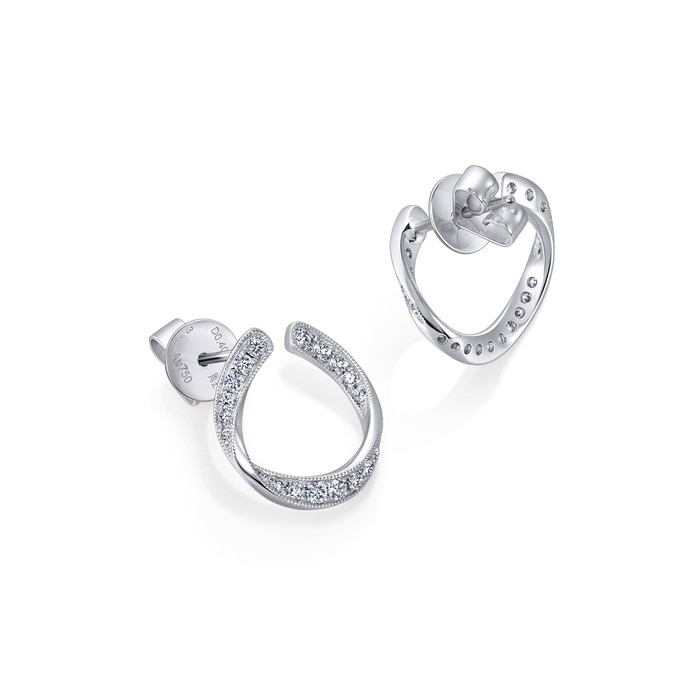 18K White Gold Earring | Chow Sang Sang Jewellery | Daily Luxe | 86625E - 3