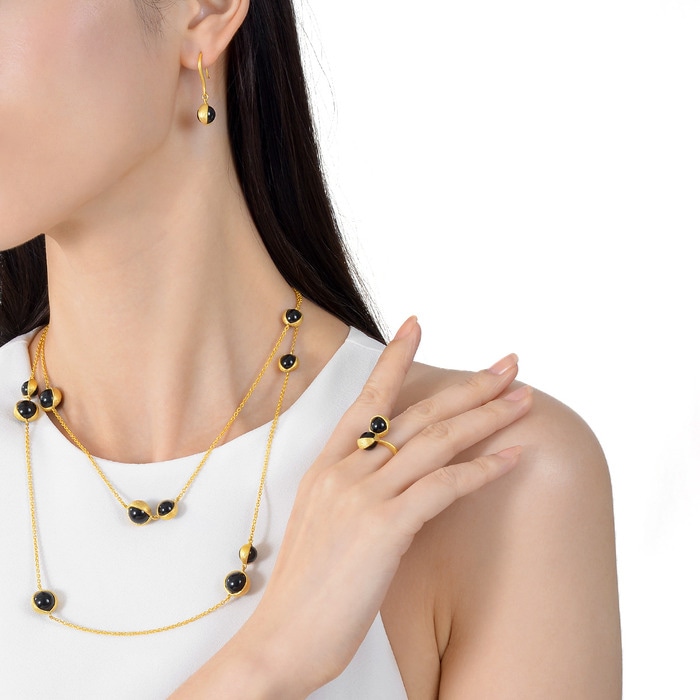 999.9黃金 耳環 | 周生生珠寶 | g* 系列 | 86705E - 3