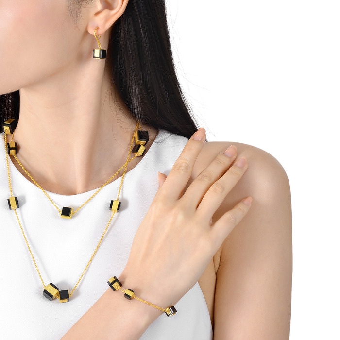 999.9黃金 耳環 | 周生生珠寶 | g* 系列 | 86710E - 3