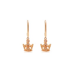 'The Art of Romance' 18K Rose Gold Diamond Earrings