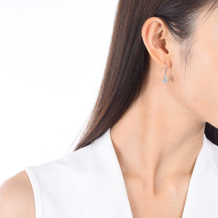 18K White Gold Earring | Chow Sang Sang Jewellery | 87042E - 2