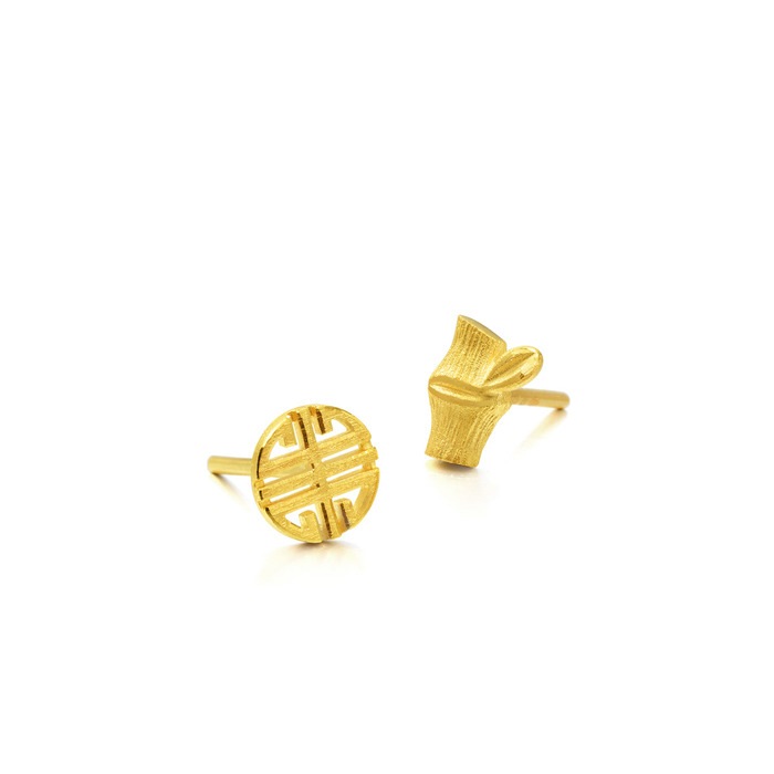 999.9黃金 耳環 | 周生生珠寶 | Daily Luxe | 87553E - 4