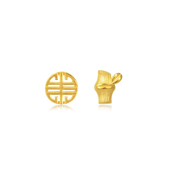 999.9黃金 耳環 | 周生生珠寶 | Daily Luxe | 87553E - 1