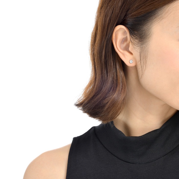 18K白色黄金及玫瑰金 耳環 | 周生生珠寶 | Daily Luxe | 88294E - 2