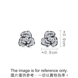 Symphony 18K White  Black Gold Diamond Earrings