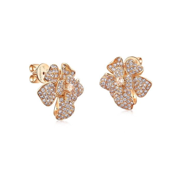 18K Rose Gold Earring | Chow Sang Sang Jewellery | 88566E - 4