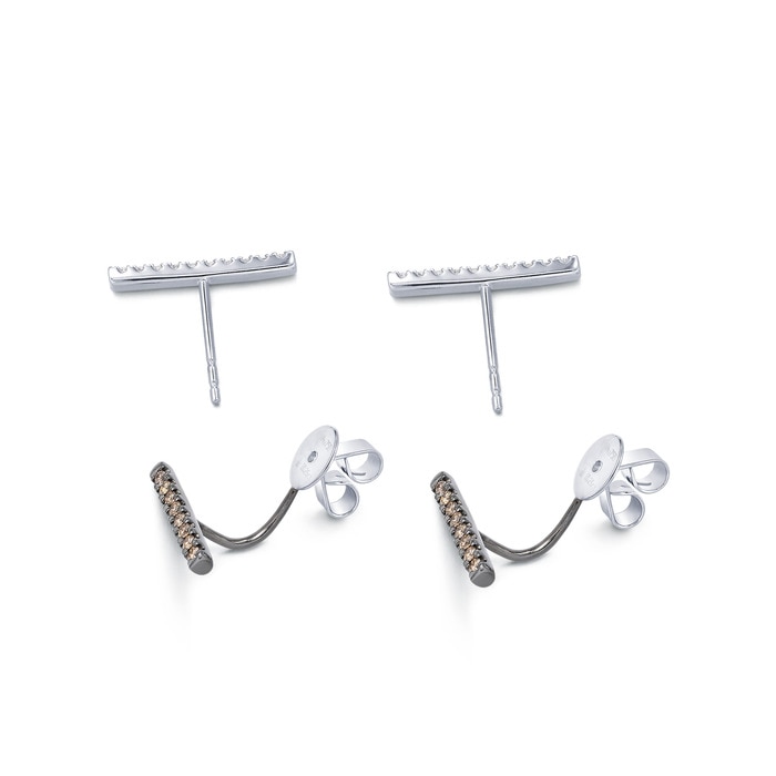 18K白色及黑色黄金 耳環 | 周生生珠寶 | Daily Luxe | 88932E - 7