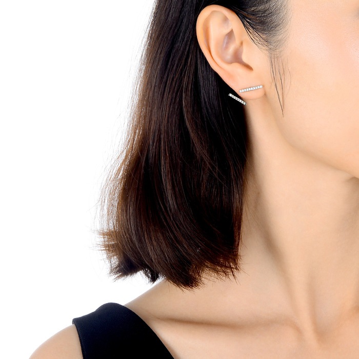 18K白色及黑色黄金 耳環 | 周生生珠寶 | Daily Luxe | 88932E - 3