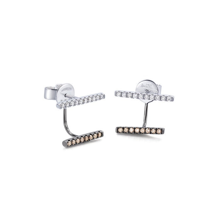 18K白色及黑色黄金 耳環 | 周生生珠寶 | Daily Luxe | 88932E - 5