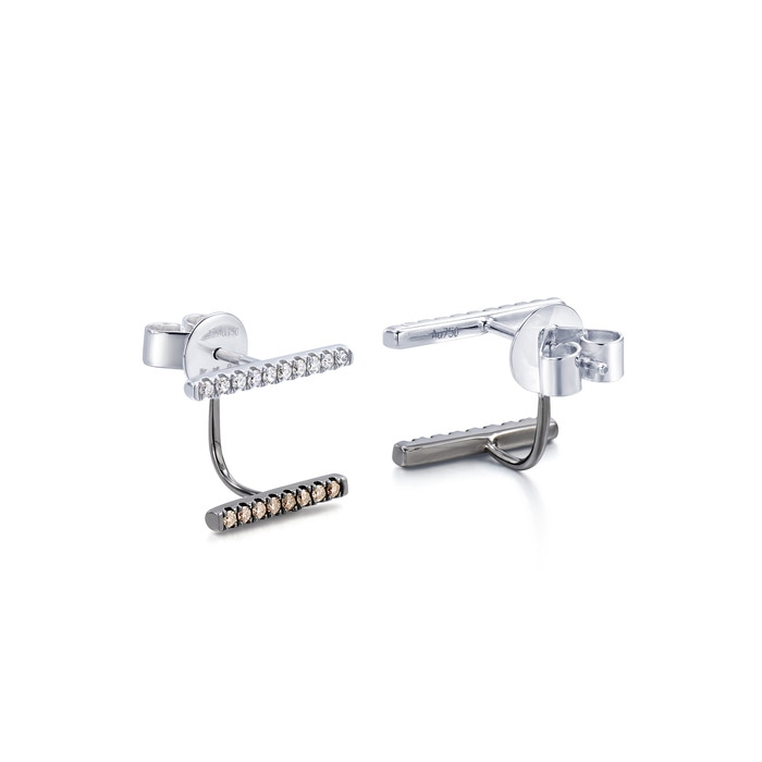 18K白色及黑色黄金 耳環 | 周生生珠寶 | Daily Luxe | 88932E - 6