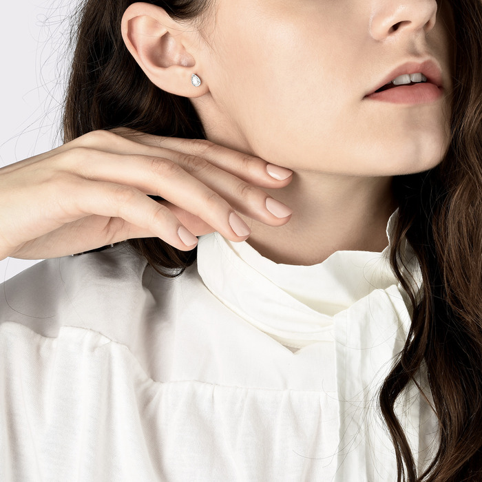 18K白色黄金 耳環 | 周生生珠寶 | Let's Play「好玩」 | 89769E - 3