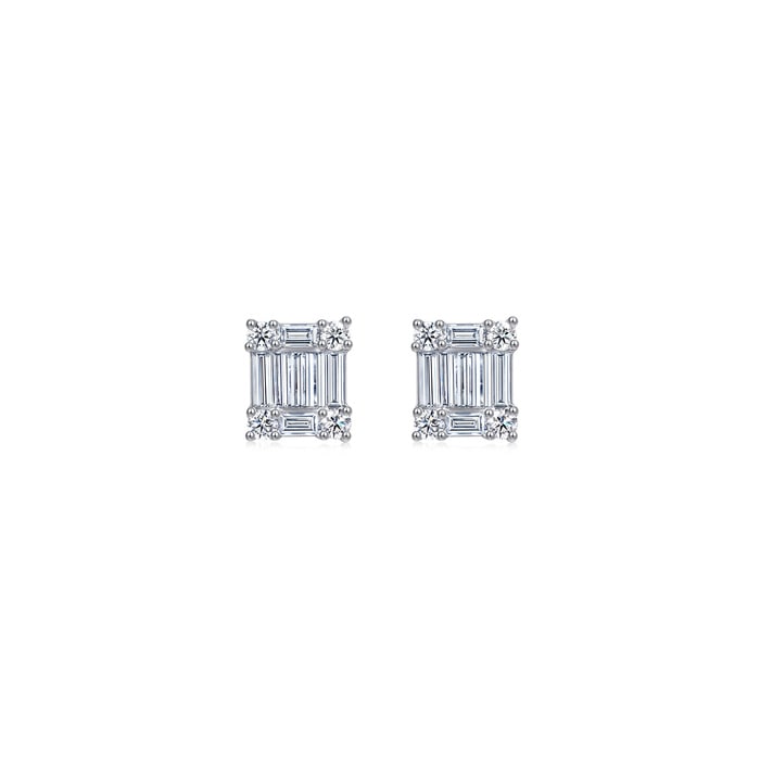 18K White Gold Earring | Chow Sang Sang Jewellery | Diamond Symphony | 90101E - 1