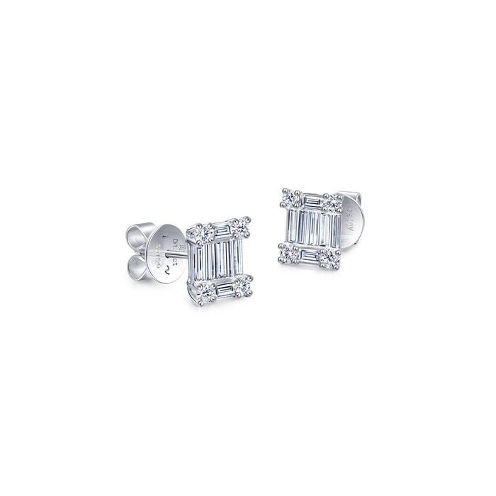 18K White Gold Earring | Chow Sang Sang Jewellery | Diamond Symphony | 90101E - 2