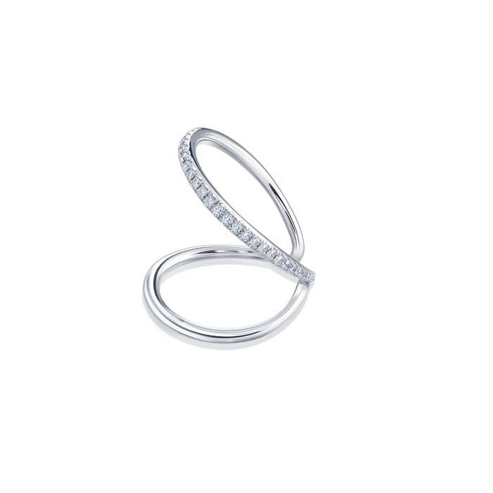 18K白色黄金 耳環 | 周生生珠寶 | Daily Luxe | 90271E - 5