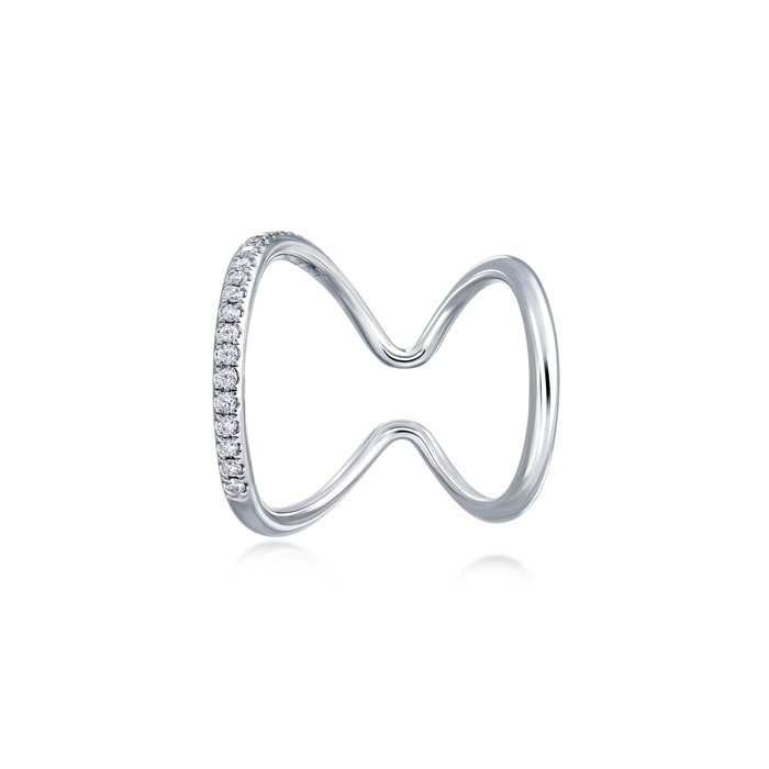 18K白色黄金 耳環 | 周生生珠寶 | Daily Luxe | 90271E - 4