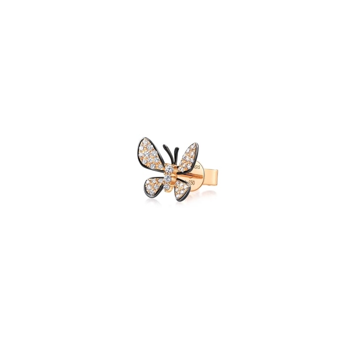 18K Rose & Black Gold Earring | Chow Sang Sang Jewellery | 90696E - 4