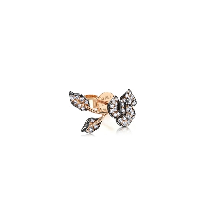 18K Rose & Black Gold Earring | Chow Sang Sang Jewellery | 90698E - 4