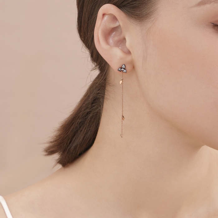 18K Multi-coloured Gold Earring | Chow Sang Sang Jewellery | 90701E - 3