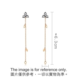 'Symphony' 18K Multi-coloured Gold Diamond Earrings