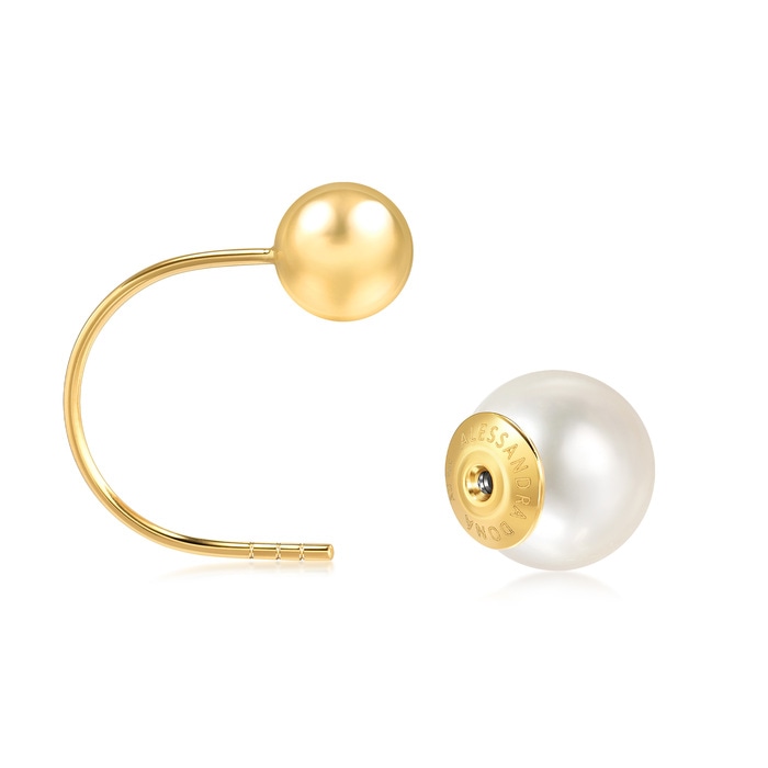 18K Yellow Gold Earring | Chow Sang Sang Jewellery | La Pelle | 90717E - 3