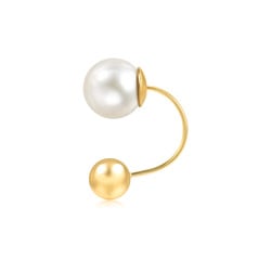 'Alessandra Dona' 18K Yellow Gold South Sea Pearl Single Earring